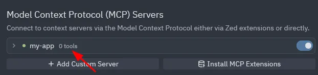 My MCP server advertising 0 tools to the client