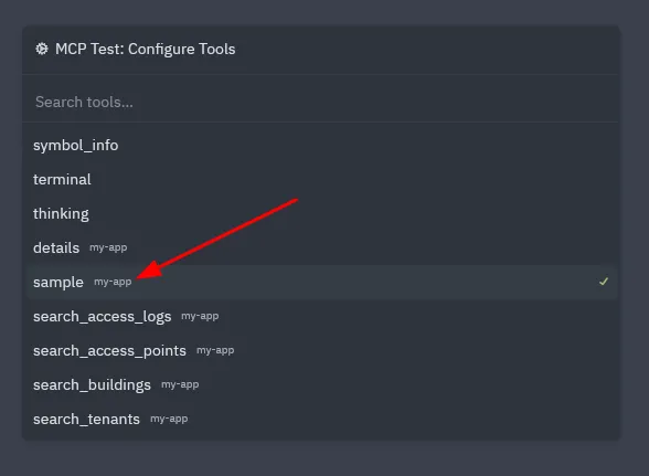 Enabling individual tools from different MCP servers