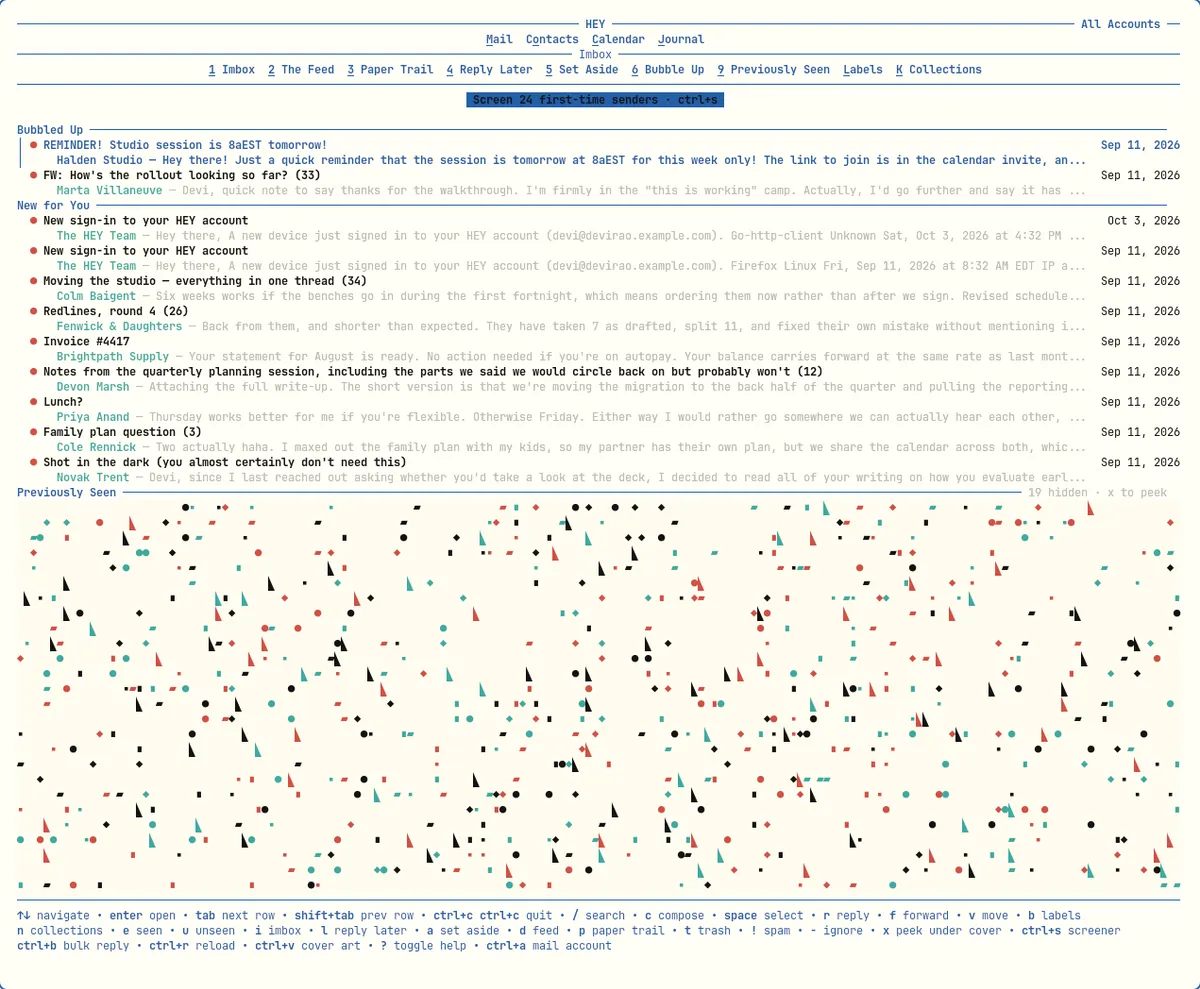 Final version of the email TUI
