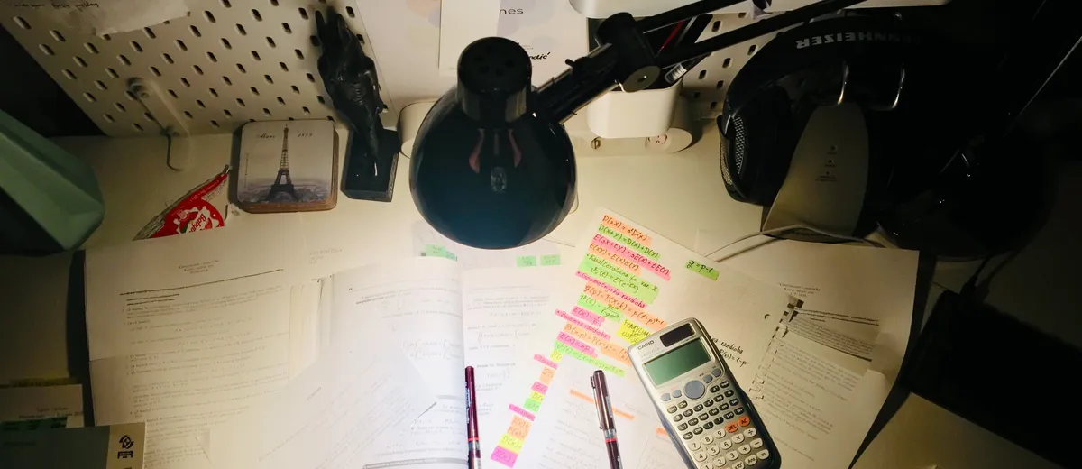 My messy desk