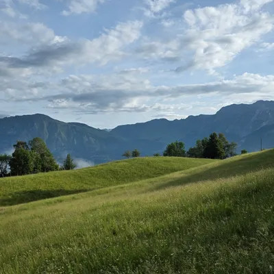 Mountain plains in Soca Valley